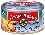 Tuna chunks in water 185g